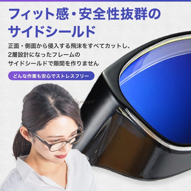 lapset Protective Glasses 【Supervised by Active Nurses】 Anti-Fog and Droplet