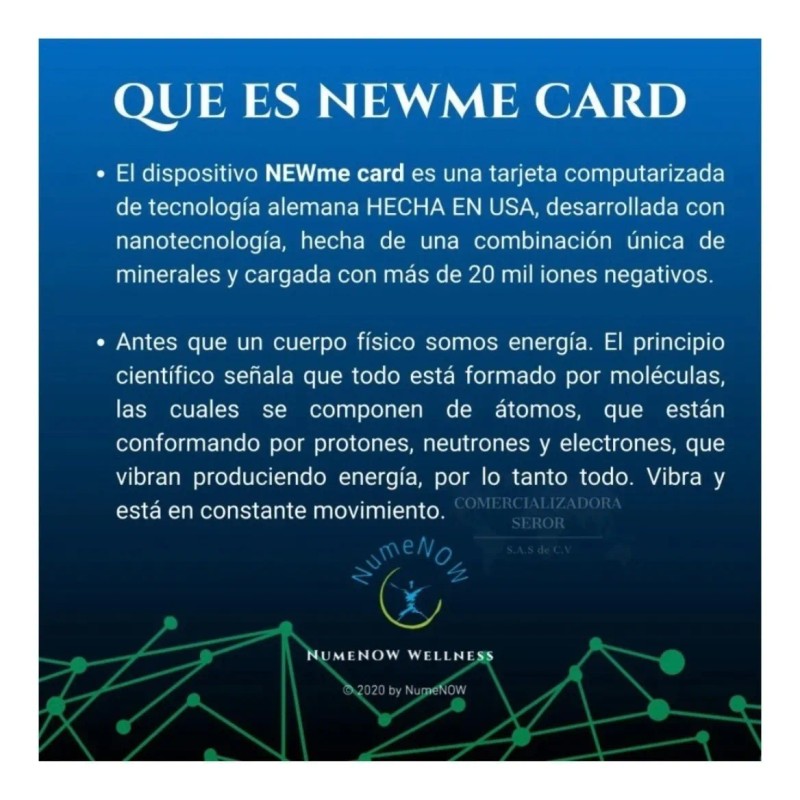 Tarjeta Cuántica New Me Card Version 10.0 Original Cuantica