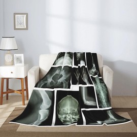 Home Decor Throw Blanket, William Morris Green Art Nouveau Floral, Warm Soft Cozy Flannel Bed Blankets for Bed, Couch, Sofa and Chair, All Seasons Suitable, 80x60 inches