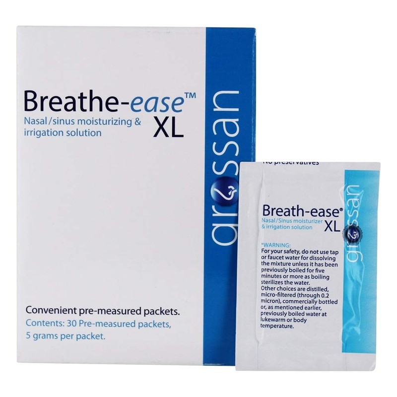 Grossan Breathe-Easexl Nasal Sinus Irrigation Packets, 30 Count