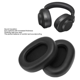 for Jabra Elite 85h Ear Cushions Replacement Ear Pads Cups Cover Leather Memory Foam Earpad Compatible with Jabra Elite 85h Wireless Over Ear Noise Cancelling Headphones
