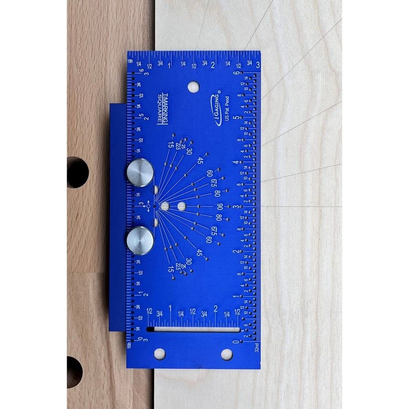 iGaging T-Marking Square Rule Bevel Gauge Center Finder Set EZ