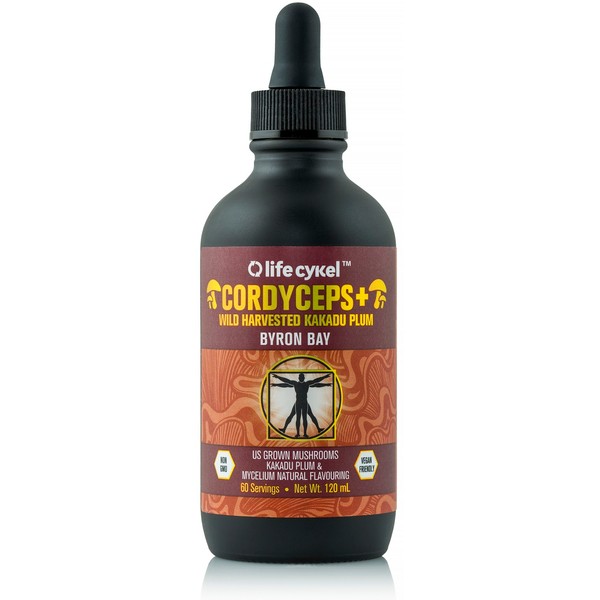 Life Cykel Cordyceps+ Mushroom Liquid 120ml - Discontinued Brand - Expiry 05/24