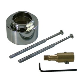 Kingston Brass KBRP3631EXT 1 Extension Rod, 2 Extension Screws and 1 Cap, 3-11/16-Inch, Polished Chrome