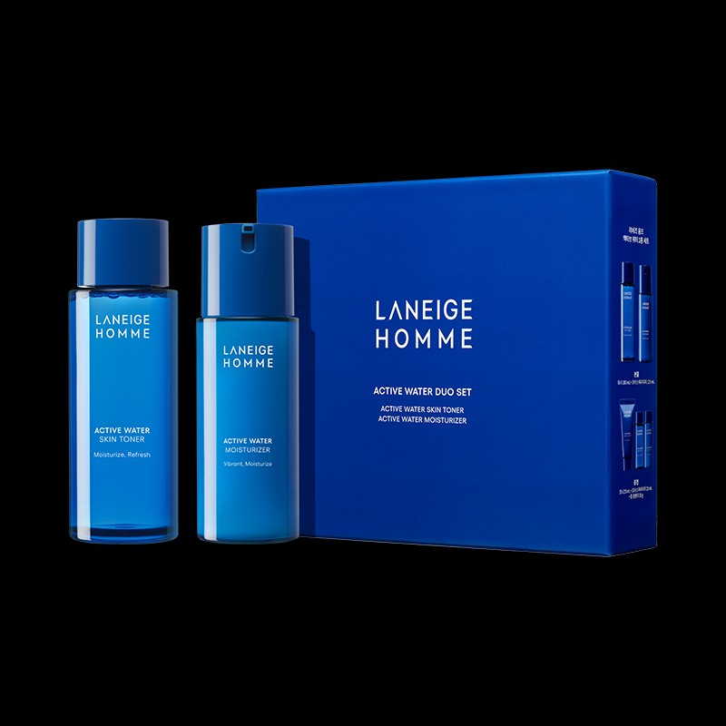 Laneige [라네즈]옴므 액티브 워터 2종 세트 [Laneige] Homme Active Water