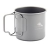 TOAKS Outdoor Camping Titanium Cup and Titanium Pot (375 ml