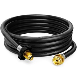 CALPOSE F273704 Propane Heater Hose, 12FT Propane Hose with POL Fitting for Mr.Heater Buddy Portable Buddy, Big Buddy Heaters, Blackstone Griddle, Coleman Camping Stove and More 1lb Appliances