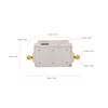 Low Noise Amplifier 40DB Gain 10M To 6GHz Precise Transmission