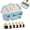 GLECTG 6 in 1 Onigiri Mold, Triangle Sushi Mold for