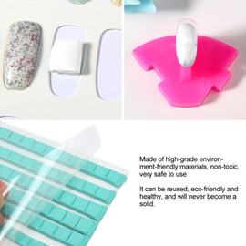 Nail Art Glue Clay Tacky Putty Green Nail Piece Clay Non Marking Plasticine Nail Piece Tool False Nail Tips Sticky Adhesive Tool