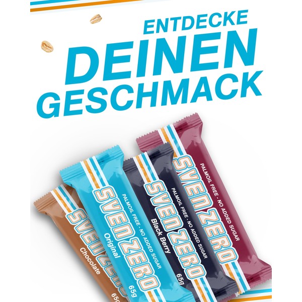 svenjack Sven Jack (Energy Cake) Haferriegel Zero Mixbox 20x 65g