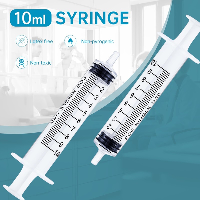 Gufastoe 10 x 10 ml syringe with protective caps for
