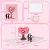 PWMENLK 3D Pop Up Anniversary Card with Love Tree Hearts,