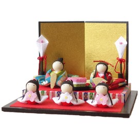 Flower Festival Hinamatsuri Decoration, Compact, Cute, Crepe Mini Size, Handmade