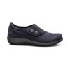 Aetrex Womens Karina, Navy, 8.5 Wide