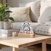 CTYNU Funny Cat Desk Decor Sign, I’m Here I’m Awake