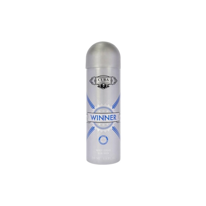 Cuba Winner by Cuba for Men - 6.6 oz Body