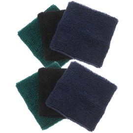 Mikinona 3Pairs Breathable Wrist Sweatbands Sports Wrist Bands for Basketball Football Running Compression Wrist Brace for Durable Support and Comfort Gym and Outdoor