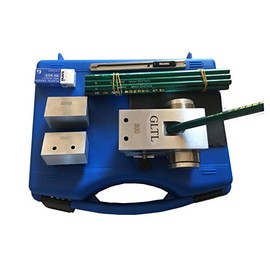 GLTL Pencil Hardness Tester with 3 Interchangeable Weights (500/750/1000g) - ASTM D3363 Compliant for Coating Film Scratch Testing in Labs/Industrial/On-Site