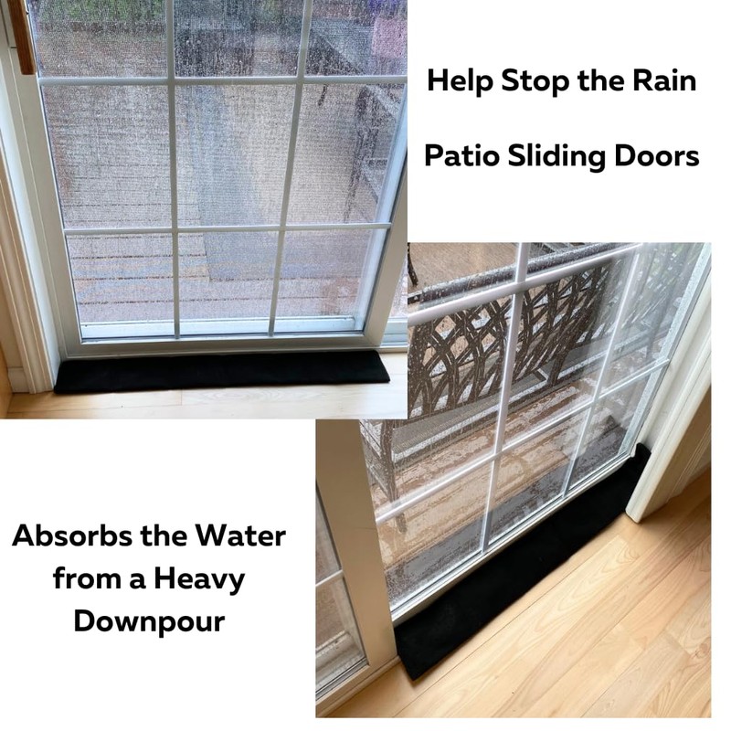 Evelots Water Absorber Snake Sock -2 Pack-Reusable Water Barrier -