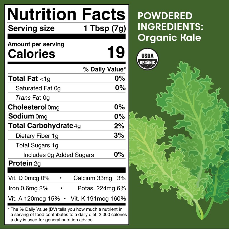 Wilderness Poets, Organic Kale Powder (160 Ounce - 10 Pound)