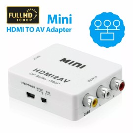 Custom-Sign HDMI To AV 3 RCA Adapter Converter Cable CVBS 1080P Composite Video Audio For TV