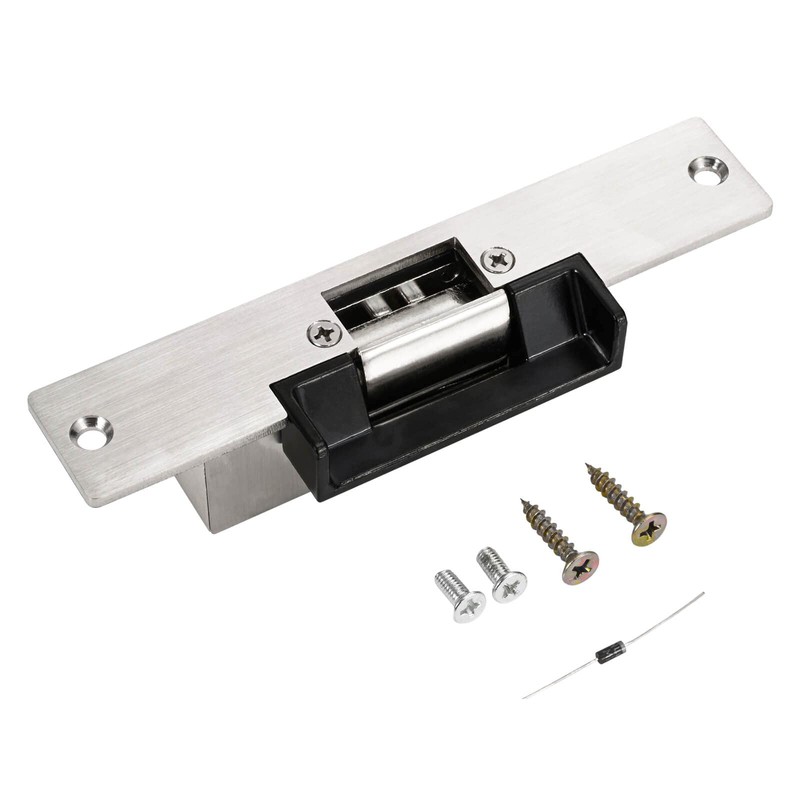 YUHANUS Electric Strike Door Lock Fail-Secure NO Mode 12V DC