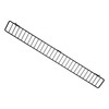 Black Gondola Shelf Wire Fence Fits Lozier & Madix Gondola