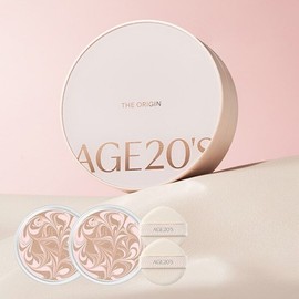 Age20s 에이지투웨니스 디오리진 에센스 팩트 핑크라떼 본품+리필 Age20s Diorigin Essence Pact Pink Latte Refillable Compact + Refill