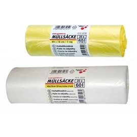 Bin Bag 60 Litres Width x Length 63 x 78 cm Thickness Approx. 15 µm Pack of 20