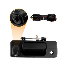 Camera W/Tailgate Handle, Compatible with 2014-2021 Toyota Tundra, 2016-2021 Toyota Tacoma, W/Key-Hole, 170° Viewing Angle, Backup Camera Kit, Rear View Camera, Back Up Camera, Reverse Camera