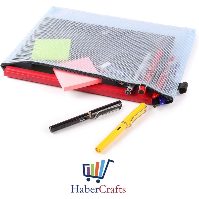 A5 Tuff Bag Zip Wallet Clear Plastic Wallets Zipped Pouch
