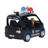 Policeman Car Toy Strong Alloy Detailed Texture Lights Sound Effect