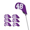 Andux 7pcs/Set Golf Wedge Irons Club Head Covers with Degree