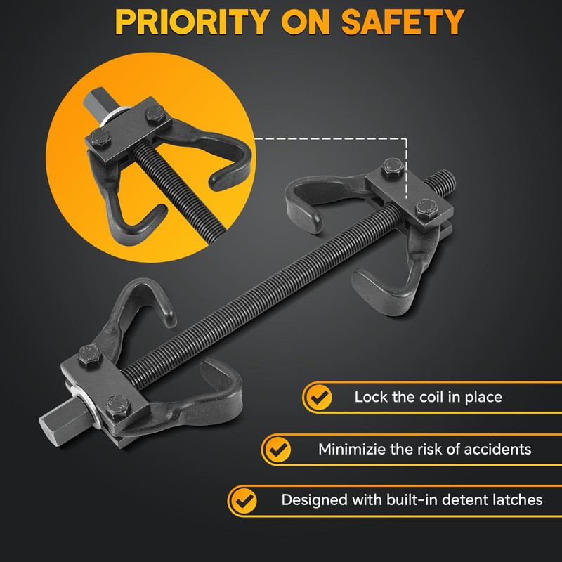 weyleity Coil Spring Compressor Tool Kit | Vehicle Strut &
