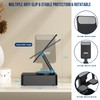 Cell Phone Stand with Wireless Bluetooth Speaker, LED, Anti-Slip Base
