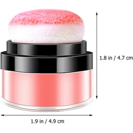 ORFOFE Rubor en Crema para Mejillas con Diseño de Hongo, Fácil de Usar y Control de Brillo, Adecuado para Maquillaje Natural y Uniforme en Mujeres