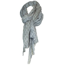 Sunsa Women's/Men's Scarf, Soft Winter Men's Scarf / Neckerchief Made of Modal, Unisex Winter Scarf with Fringes, Scarf Scarves & Scarves as a Gift for Men or, Blue 9