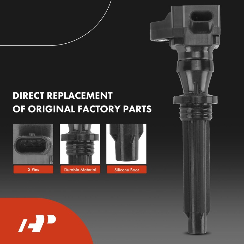 A-Premium Set of 4 Ignition Coil Pack and Iridium Spark