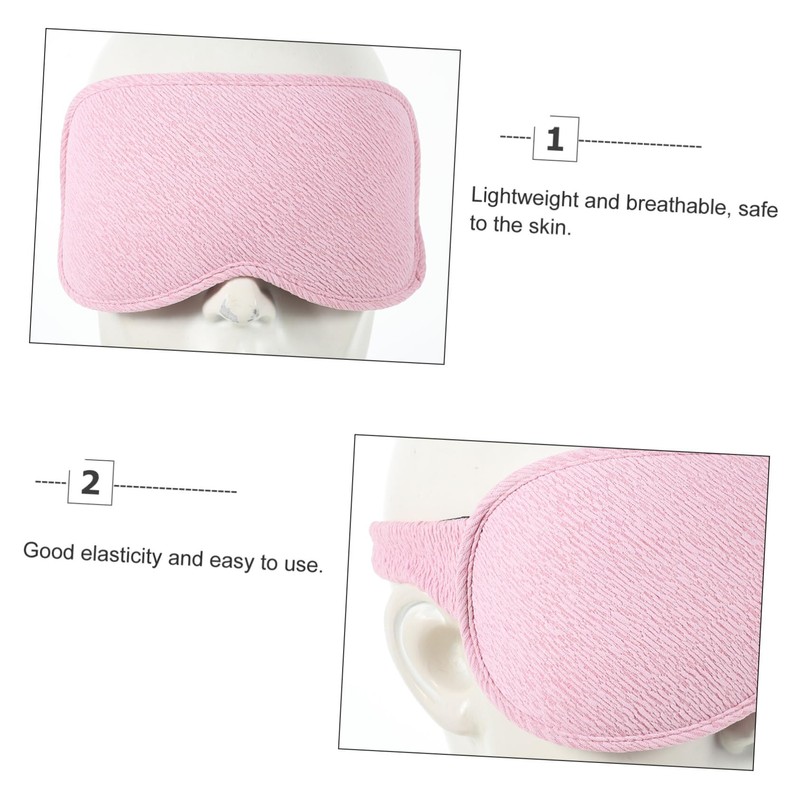 KOMBIUDA Fashionable Sleep Eye Mask Breathable Light Blocking Cover with