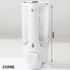 Bekasa Soap Dispenser 350ml Wall Mounted Manual Soap Dispenser Shampoo