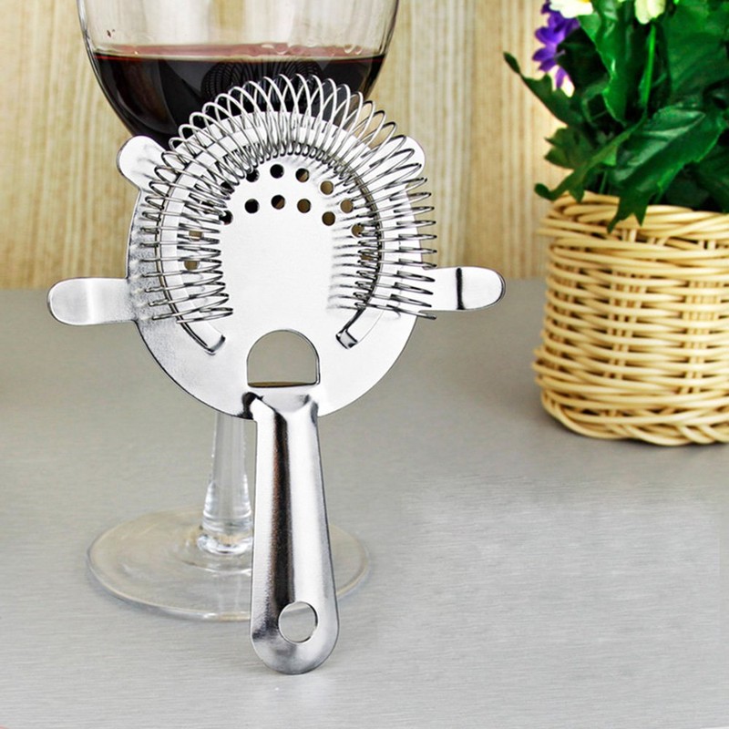ZNYSTAR Kitchen Tool Stainless Steel Kitchen Accessories (Bar Strainer 4-prong)