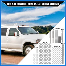 VekAuto 7.3L Injector Rebuild Kit with Vice Clamp, Special Tools, Springs & O-Ring Seal Kit for Ford 7.3L 1994-2003 / Durable / 1 Set Auto Accessories