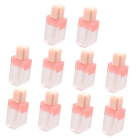 OHPHCALL 10pcs Refillable Lip Oil Tubes Transparent Lip Gloss Bottles for Travel for Balm Liquid Eye Shadow and Cosmetics Lightweight Portable Makeup Containers for Women
