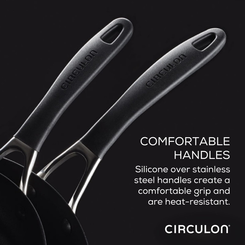 Circulon SteelShield Induction Frying Pan/Skillet with SteelShield Hybrid Stainless and