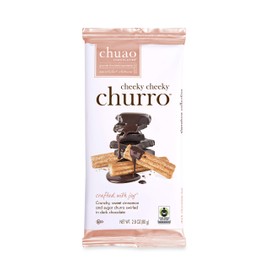 Chuao Chocolatier Cheeky Cheeky Churro Dark Chocolate Gourmet Bars | For Gift Baskets, Birthday, Thank You, Care Package | 12 Pack, 2.8 oz Each