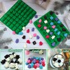 Christmas Silicone Candy Molds, 84-Cavity Mini Christmas Mold Shaped with