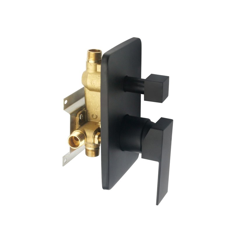 COXOVAY Wall Mount Shower Mixer Valve 2 Function Shower Valves
