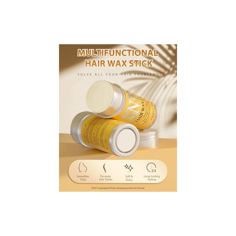 Samnyte Hair Wax Stick - Nourishing Gel for Flyaways &