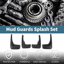 TUCKBOLD Fit Toyota Prius XW20 20 Sport Edition 2004-2009 Mud Flaps Splash Guards Rear Surround Front & Rear Mudguards W/Mount Accessories